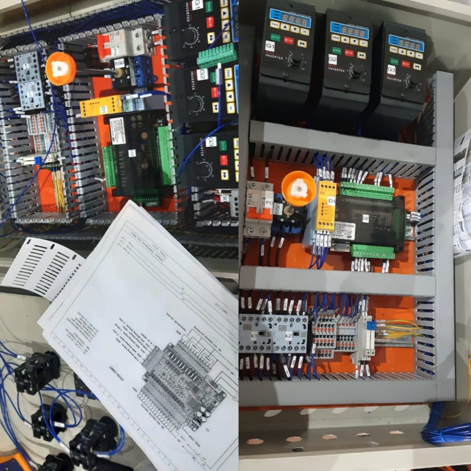 reforma de painel elétrico industrial em curitiba